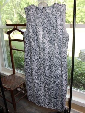Calvin Klein Women’s Sleeveless Printed Dress - Size 14